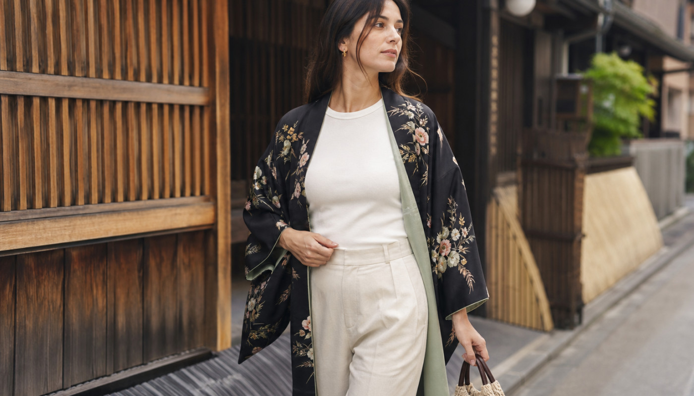 Hoe combineer je moderne en traditionele stijlen met een kimono?